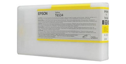 T6534 / C13T653400 Epson уцененный желтый картридж для Epson Stylus Pro 4900 (200 мл)