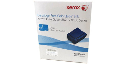 108R00958 Xerox оригинальные голубые чернила для Xerox ColorQube 8870/Xerox ColorQube 8880/Xerox ColorQube 8880DN (6 x 2 880 стр.)