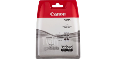 Canon PGI-520Bk / 2932B012 оригинальный черный картридж двойная упаковка для Canon PIXMA iP3600/Canon PIXMA iP4600/Canon PIXMA MP540 (2 x 324 стр.)