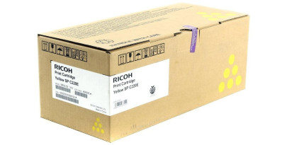 Type-SPC220E / 407643 / 406055 Ricoh оригинальный желтый принт-картридж для Ricoh Aficio SP C220/Ricoh Aficio SP C240 (2 300 стр.)