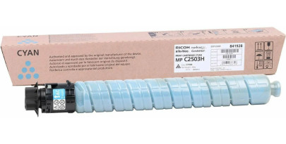 Type-MPC2503H / 841928 Ricoh оригинальный голубой картридж большой емкости для Ricoh MP C2003/Ricoh MP C2503/Ricoh MP C2011 (9 500 стр.)