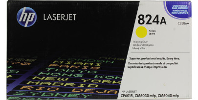 CB386A №824A HP оригинальный желтый фотобарабан для HP Color LaserJet CM6030/HP Color LaserJet CM6030F MFP (35 000 стр.)