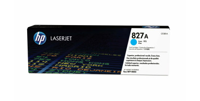 CF301A / CF301AC №827A HP оригинальный голубой картридж для HP Color LaserJet M880 (Enterprise flow MFP)/HP Color LaserJet M880z (A2W75A) (32 000 стр.)