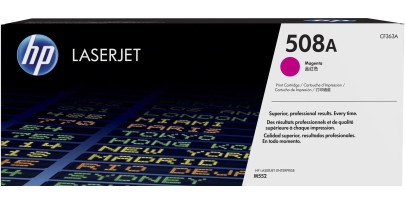 CF363A №508A HP оригинальный пурпурный картридж для HP Color LaserJet M552dn Enterprise/HP Color LaserJet M553dn Enterprise (5 000 стр.)
