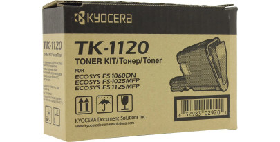 TK-1120 / 1T02M70NX1 / 1T02M70NXV / 1T02M70NX0 Kyocera оригинальный черный тонер-картридж для Kyocera Mita FS 1025MFP/Kyocera Mita FS 1060/Kyocera Mita FS 1125 (3 000 стр.)