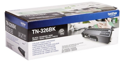 TN-326BK Brother оригинальный черный тонер картридж для Brother DCP-L8400CDN/Brother DCP-L8450CDW/Brother HL-L8250CDN/Brother HL-L8350CDW (4 000 стр.)