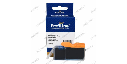 CLI-426C / 4557B001 ProfiLine совместимый голубой картридж с чипом для Canon Pixma Series IP4840/ IP4940/MG5140/MG5240/MG6140/MG8140/MX894 (800 стр.)