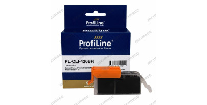 CLI-426BK / 4556B001 ProfiLine совместимый черный картридж с чипом для Canon Pixma Series IP4840/ 4940/MG5140/MG 5240/MG 6140/MG 8140/MG 8240 (1 505 стр.)