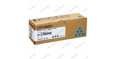 SPC360HE  / 408185 Ricoh оригинальный голубой тонер-картридж для Ricoh Aficio SP C360/Ricoh Aficio SP C361 (6 000 стр)