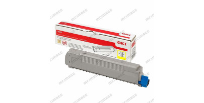 43487709 / 43487721 Oki оригинальный желтый тонер-картридж для Oki C8600/Oki C8800/Oki C8800DN (6 000 стр.)
