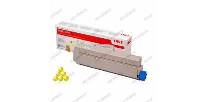 45862845 / 45862814 OKI оригинальный желтый тонер-картридж для OKI MC873 (10 000стр)