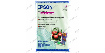 S041121 Фотобумага Epson Photio Quality Ink Jet Card матовая 5x8, 127x203.3мм, 188 г/м2, 1440/720dpi (30 л.)