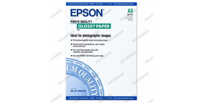 S041125 Бумага Epson Photo Quality Glossy Paper, A3, 147 г/ м2 (20 л.)
