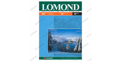 180 Бумага LOMOND A4 INC JET 50 л. 180 г/ м2 матовая [0102014] (вес 0,616 кг)