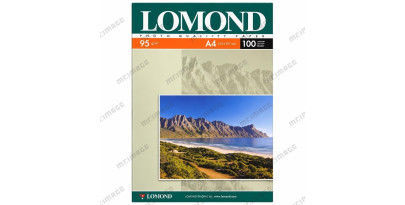 095 Бумага LOMOND A4 INC JET 95 г/ м2 100 л. матовая односторонняя [0102125]