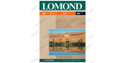 140 Бумага LOMOND A4 INC JET 140 г/ м2 100 л. матовая односторонняя [0102074]