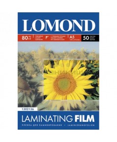 Lomond матовая пленка для ламинирования формат А5 (154х216мм), 100 мкм. 50 листов  [1301137]