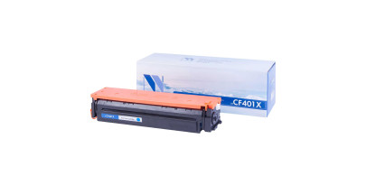 CF401X Картридж NV Print синий, совместимый (2300стр.)